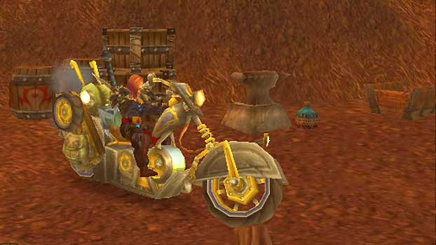 Mekgineer's Chopper in the Eastern Plaguelands